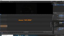 Choose the file format in Blender