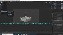 Make all paths relative in Blender